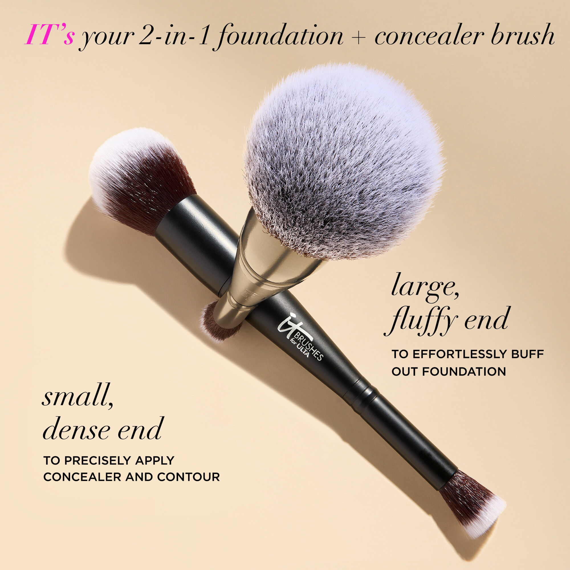 Airbrush Concealer and Foundation Brush 132 IT Cosmetics