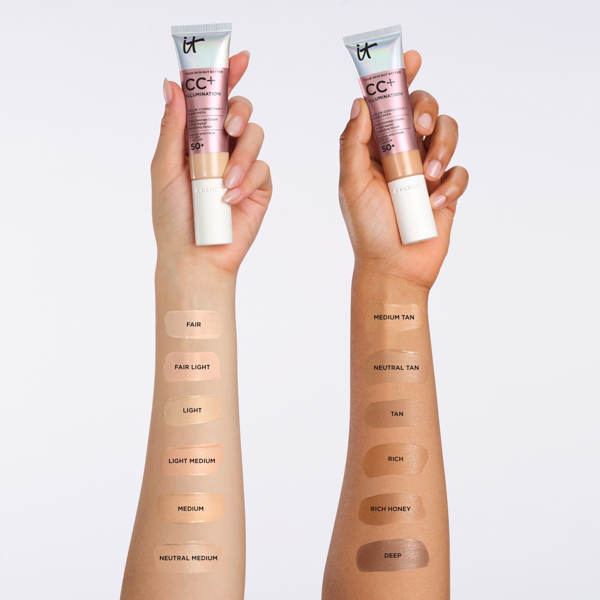 CC+ Cream Illumination Full-Coverage Foundation with SPF 50+