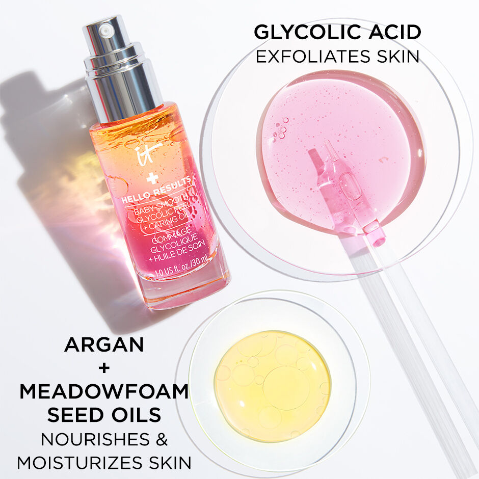 Hello Results Baby-Smooth Glycolic Acid Peel + Caring Oil