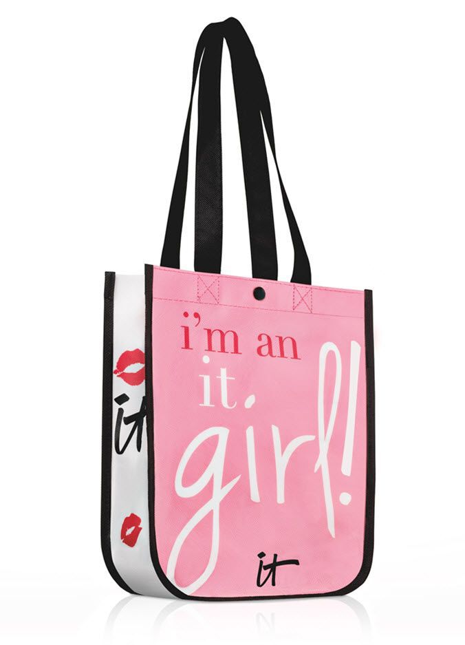 Pink Vinyl 3 'CC' Tote Bag Medium