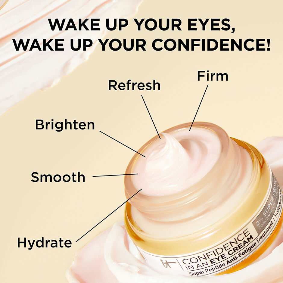Confidence in an Eye Cream AntiAging Peptide Eye Cream IT Cosmetics