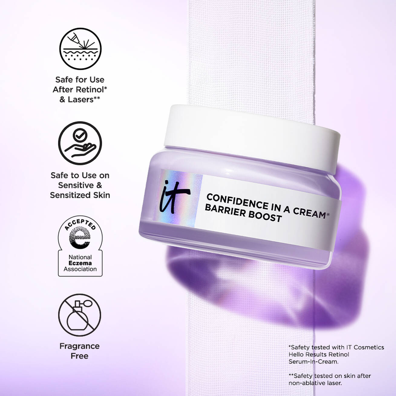 It Cosmetics Confidence In A Cream Ingredients Confidence in a Cream Barrier Boost Skin Barrier Repair Moisturizer
