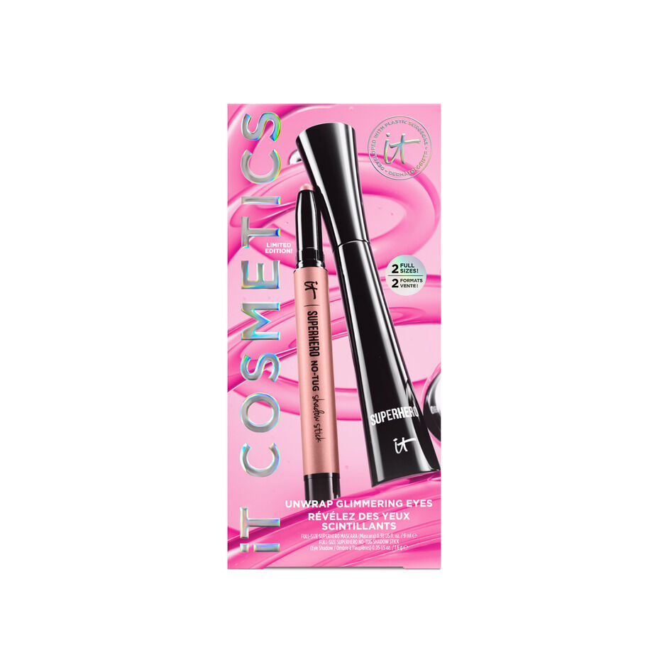 Unwrap Glimmering Eyes Mascara & Eyeshadow Stick Makeup Gift Set