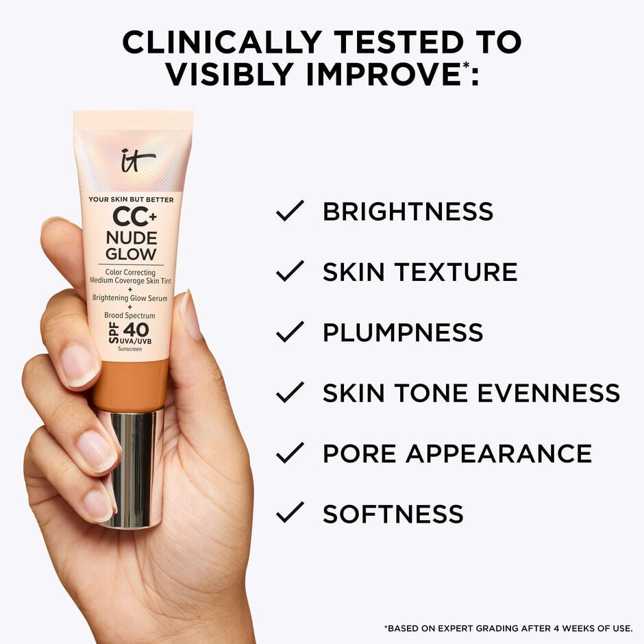 CC+ Nude Glow Lightweight Foundation SPF 40 | IT Cosmetics