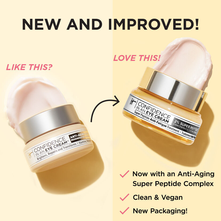 Confidence in an Eye Cream AntiAging Peptide Eye Cream IT Cosmetics