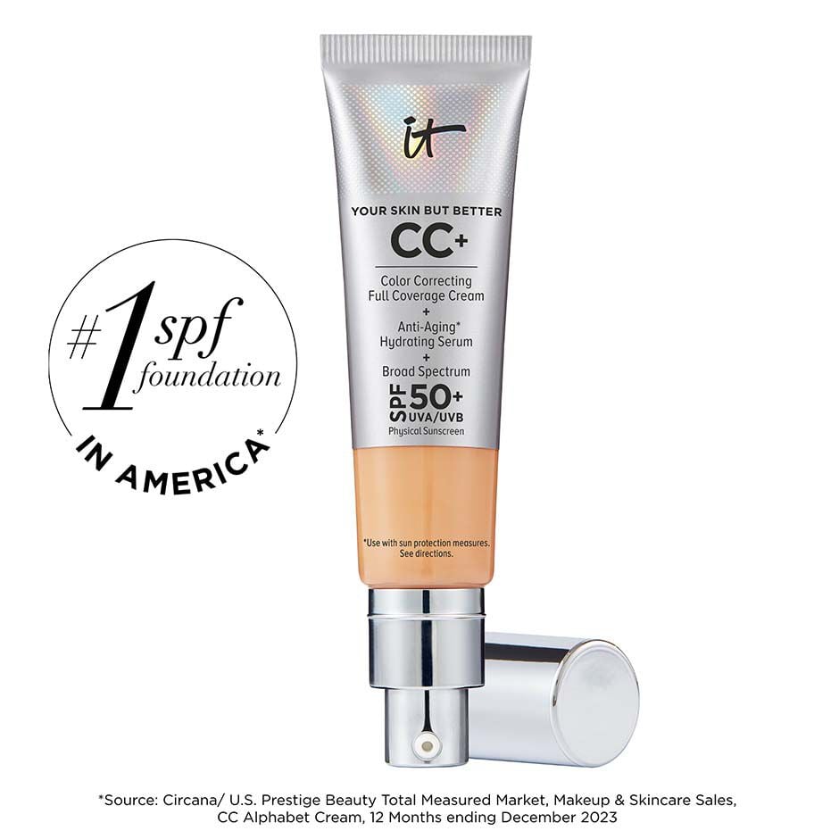 It Cosmetics CC Nude Glow Deep Honey IT Cosmetics Your Skin But Better CC+  Nude Glow