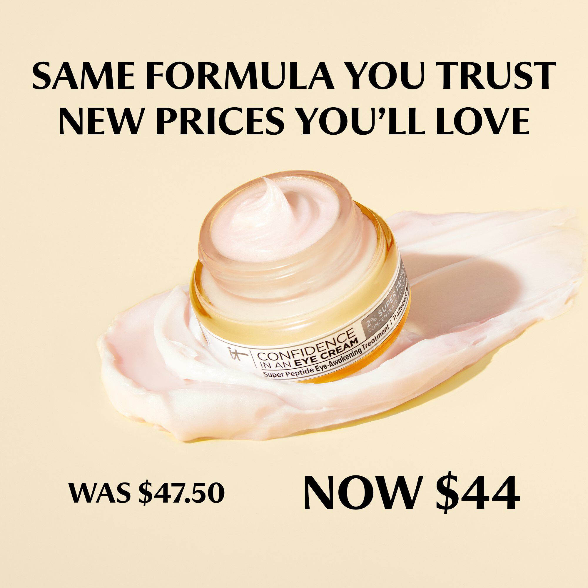 Confidence in an Eye Cream Anti-Aging Peptide Eye Cream