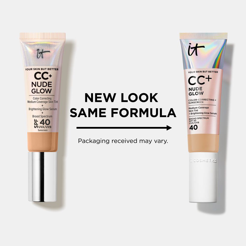 CC+ Nude Glow Lightweight Foundation + Glow Serum with SPF 40