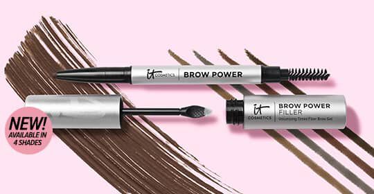 Visibly Fuller Looking Brows with Brow Power IT Cosmetics