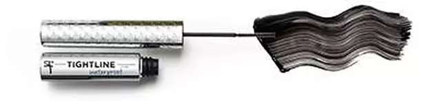 A banner image showing a wave design created with Lash Blowout mascara by IT Comsetics