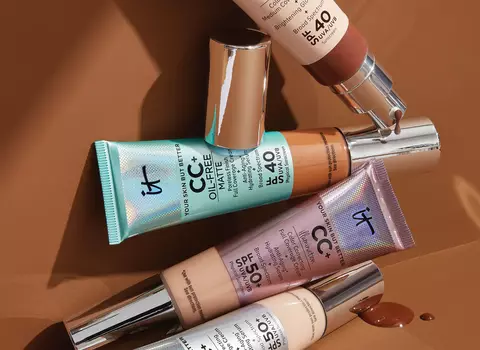 A product shot of a mixture of foundation creams from IT Cosmetics