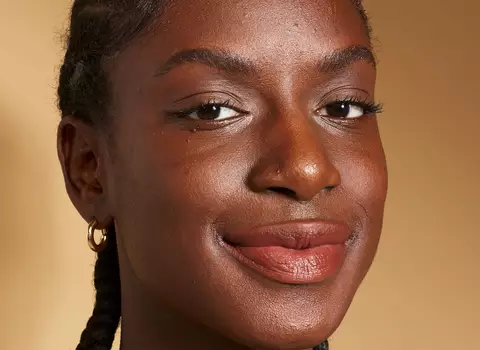 A product shot of IT Cosmetics CC+ Nude Glow Lightweight Foundation + Glow Serum with SPF 40