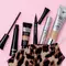 Leopard Makeup Bag Showing 5 Cosmetic Products