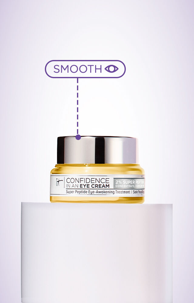 Confidence in an eye cream