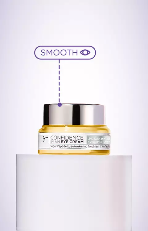 Confidence in an eye cream