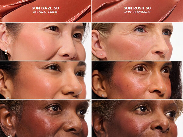 Blush shades Sun Gaze 50 and Sun Rush 60 