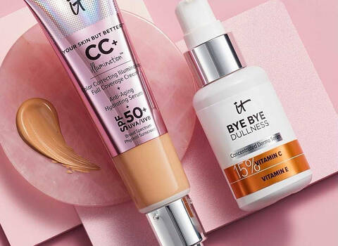 IT Cosmetics CC+ Cream and serum bottle