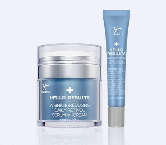 Image of Hello Results Serum In Cream tub and tube