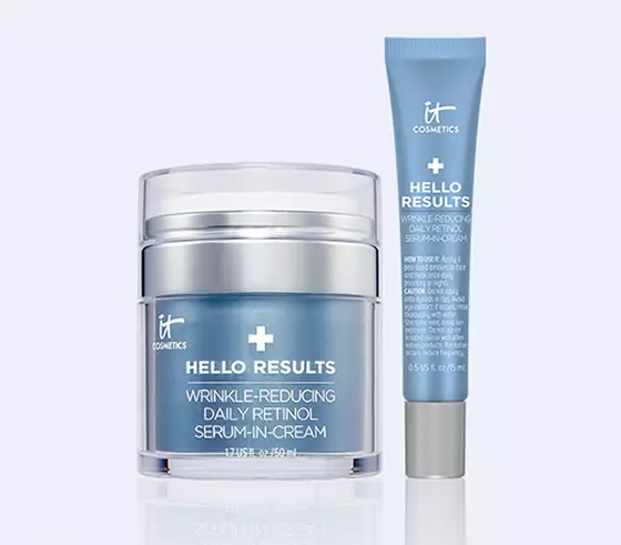 Image of Hello Results Serum In Cream tub and tube