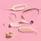 A mixture of skincare ingredients