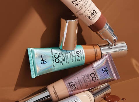 IT Cosmetics lineup of summer foundations