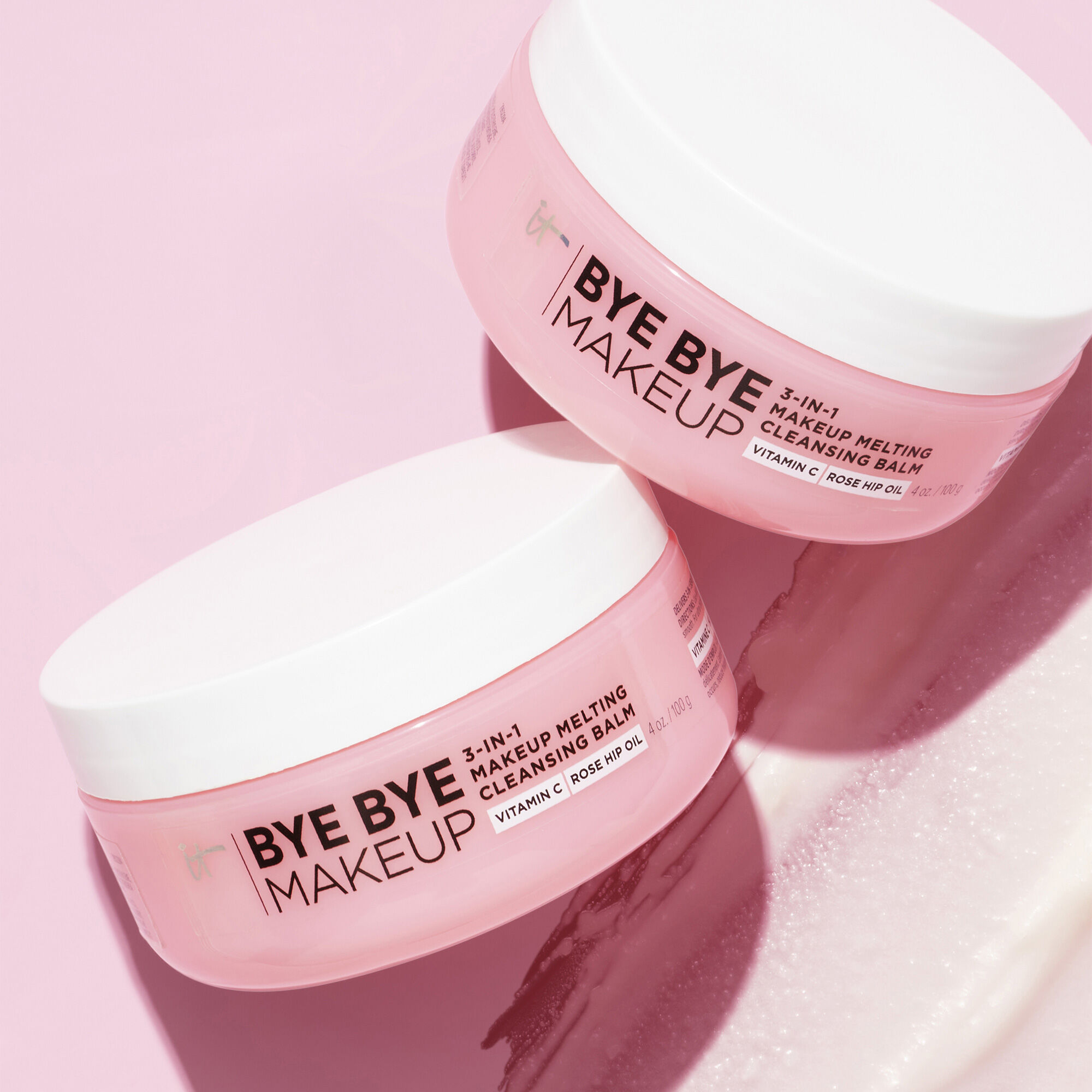 A product shot of IT Cosmetics Bye Bye Makeup Cleansing Balm