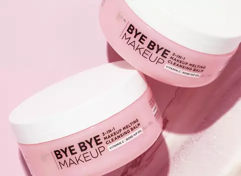 A product shot of IT Cosmetics Bye Bye Makeup Cleansing Balm