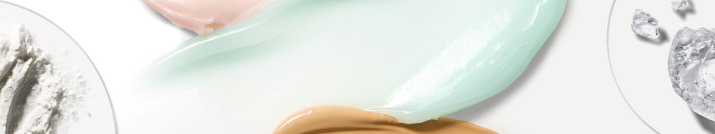 Banner image with pink background showing skincare product dropper