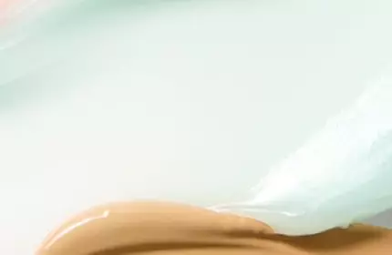 Banner image with pink background showing skincare product dropper