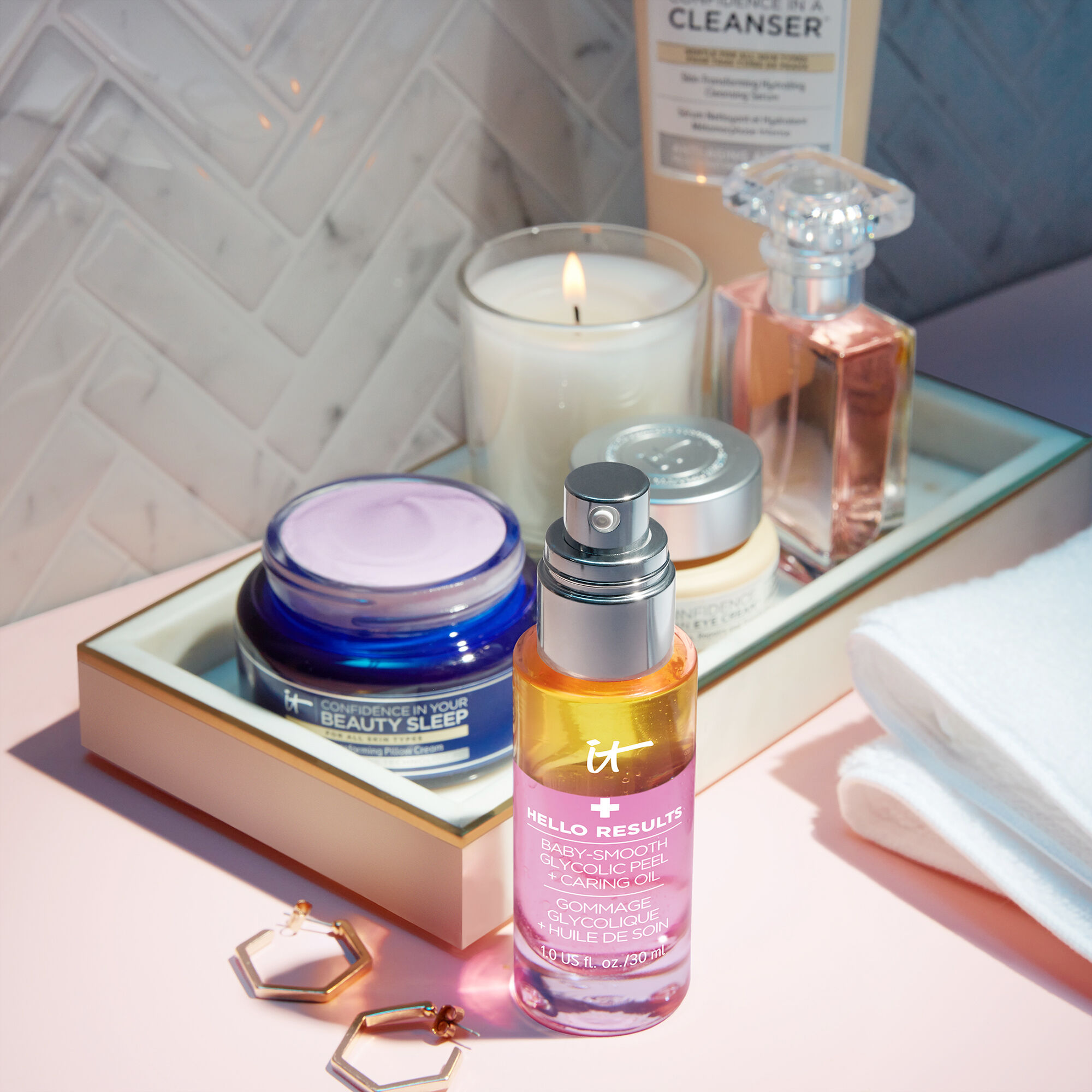 An image of IT Cosmetics products geared towards Anti-Aging skincare routines