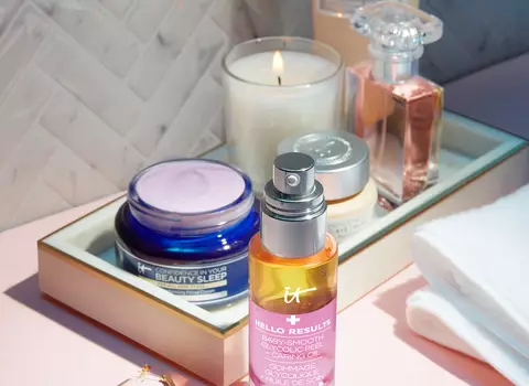 An image of IT Cosmetics products geared towards Anti-Aging skincare routines