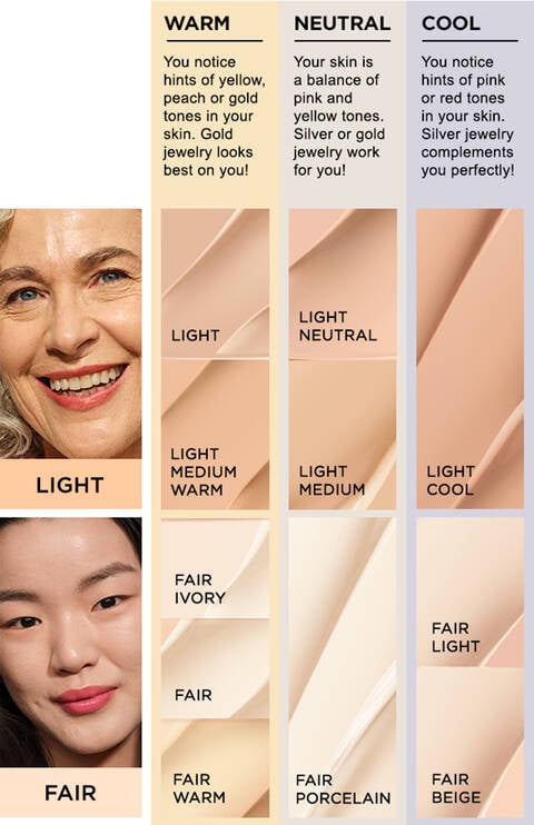 Fair to light shades