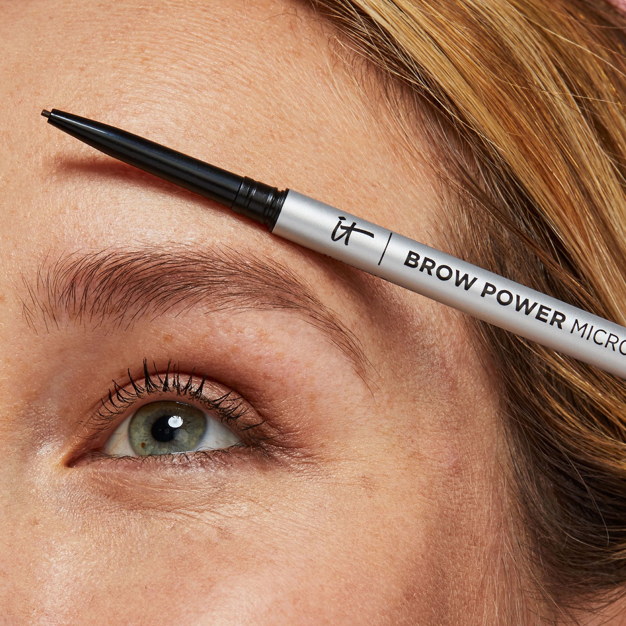 Shaping eyebrows with pencil hotsell