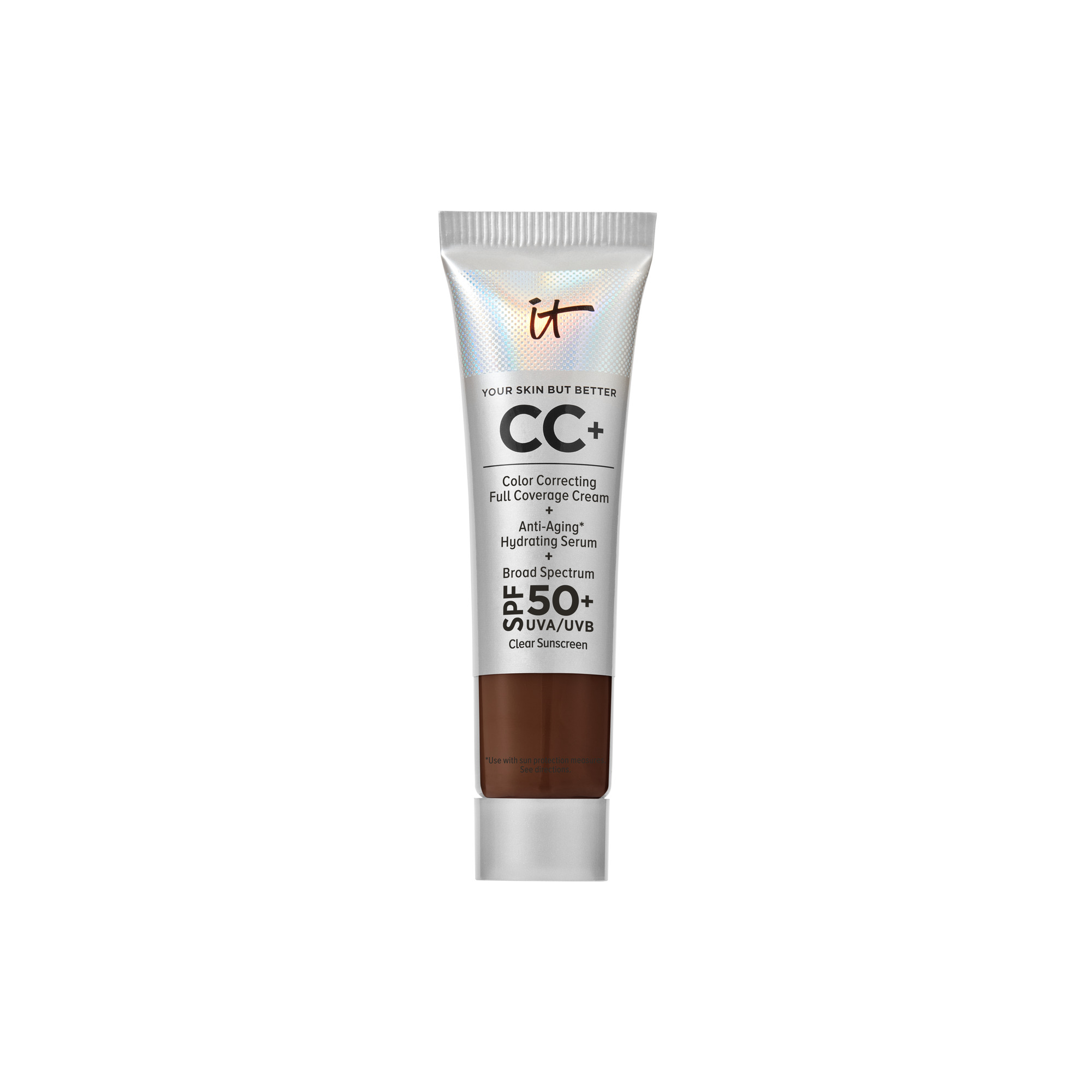 IT Cosmetics Cc Cream Full-Coverage Foundation With SPF 50 Shade Deep Mocha Cc Ext 0406 fl oz12 ml 19$