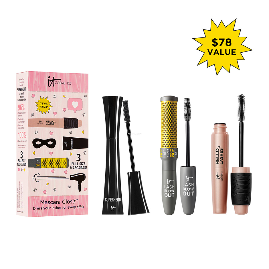 it Cosmetics Buki 4 pc Limited Edition Brush Gift Set  Full On Cinema
