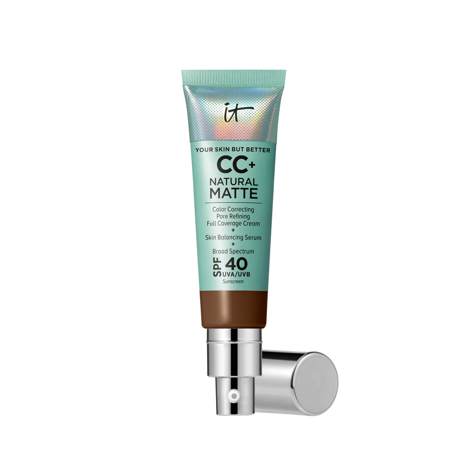 IT Cosmetics CC Cream Natural Matte Foundation With SPF 40 Shade Neutral Deep 108 fl oz32 ml $39