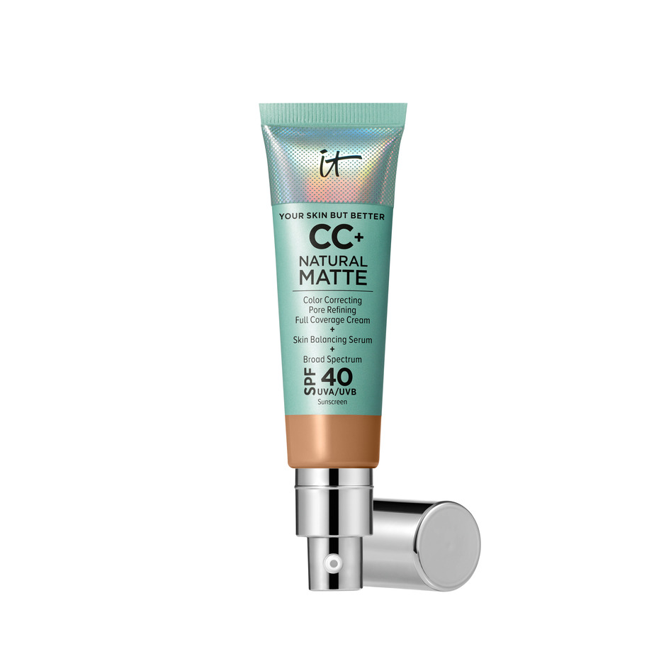 IT Cosmetics CC Cream Natural Matte Foundation With SPF 40 Shade Tan 108 fl oz32 ml $39