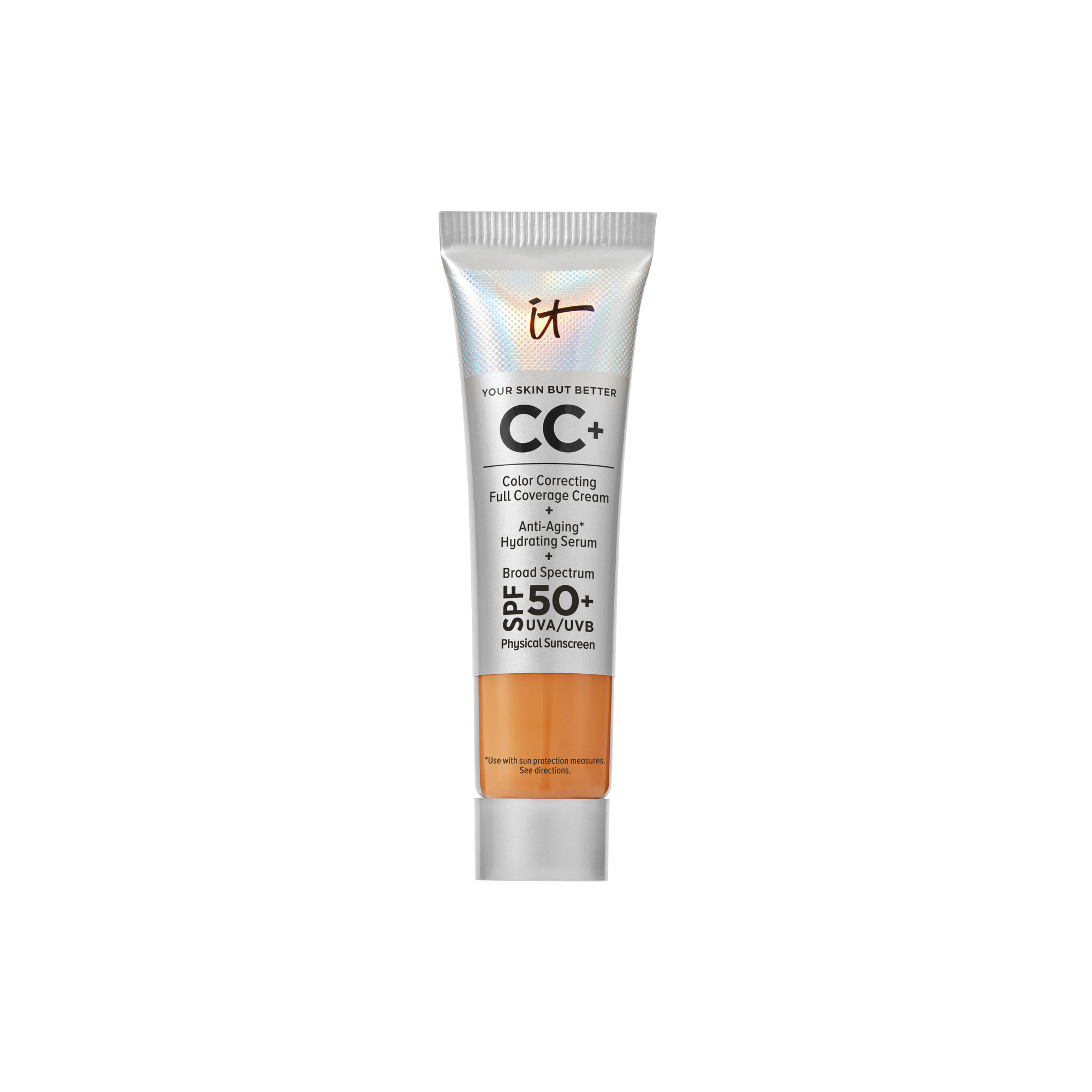 IT Cosmetics Cc Cream Full-Coverage Foundation With SPF 50 Shade Tan Rich Cc Ext 0406 fl oz12 ml 19$