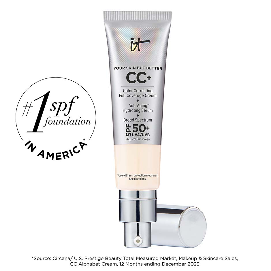IT Cosmetics Cc Cream Full-Coverage Foundation With SPF 50 Shade Fair Porcelain Cc Ext 108 fl oz32 ml 47$