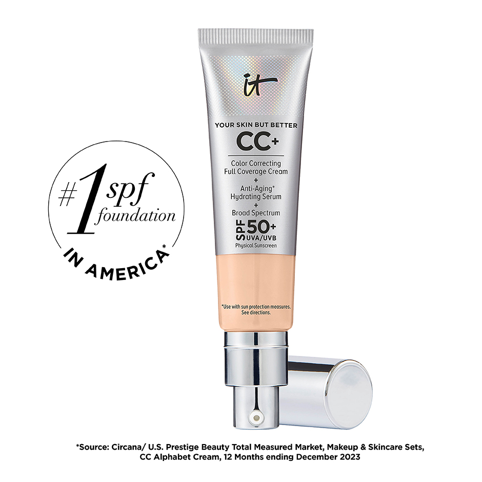 IT Cosmetics Cc Cream Full-Coverage Foundation With SPF 50 Shade Light Neutral Ccorg 108 fl oz32 ml 47$