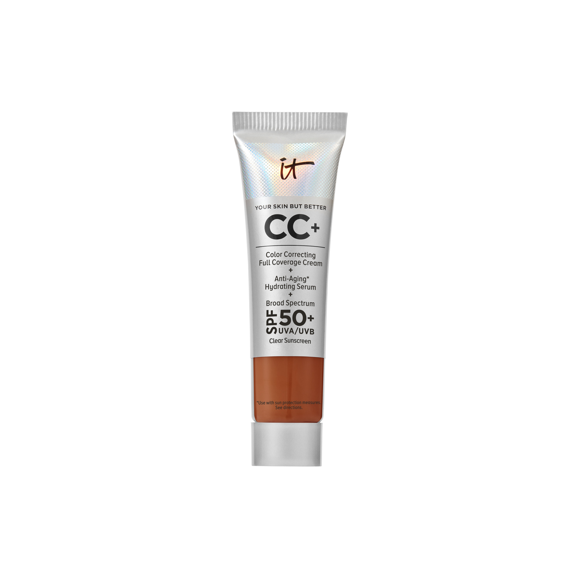IT Cosmetics Cc Cream Full-Coverage Foundation With SPF 50 Shade Deep 0406 fl oz12 ml 19$