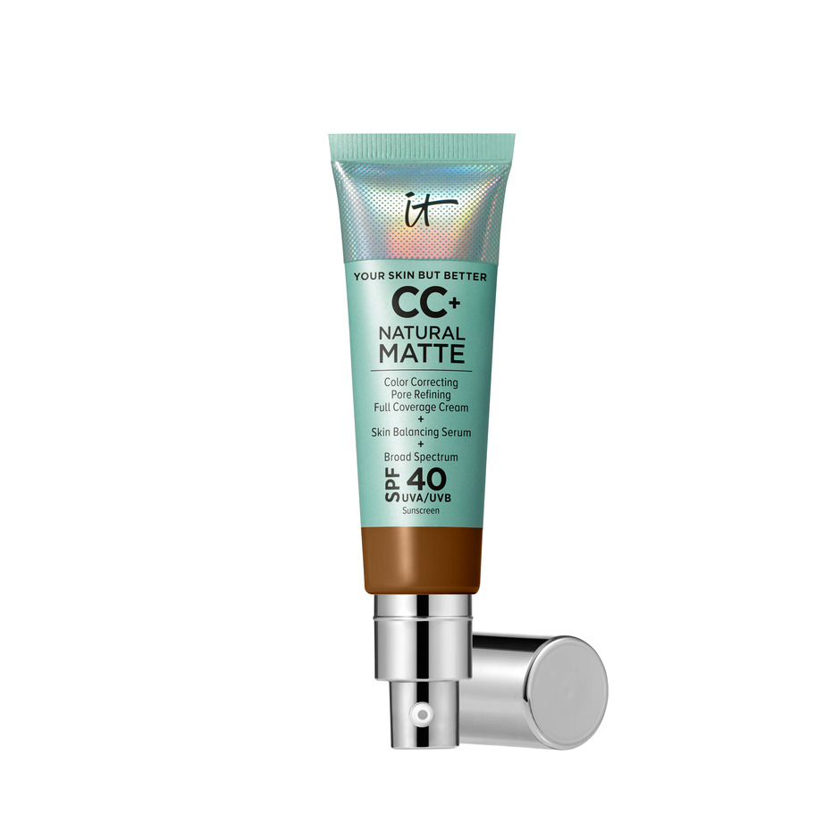 IT Cosmetics CC Cream Natural Matte Foundation With SPF 40 Shade Deep Honey 108 fl oz32 ml $39