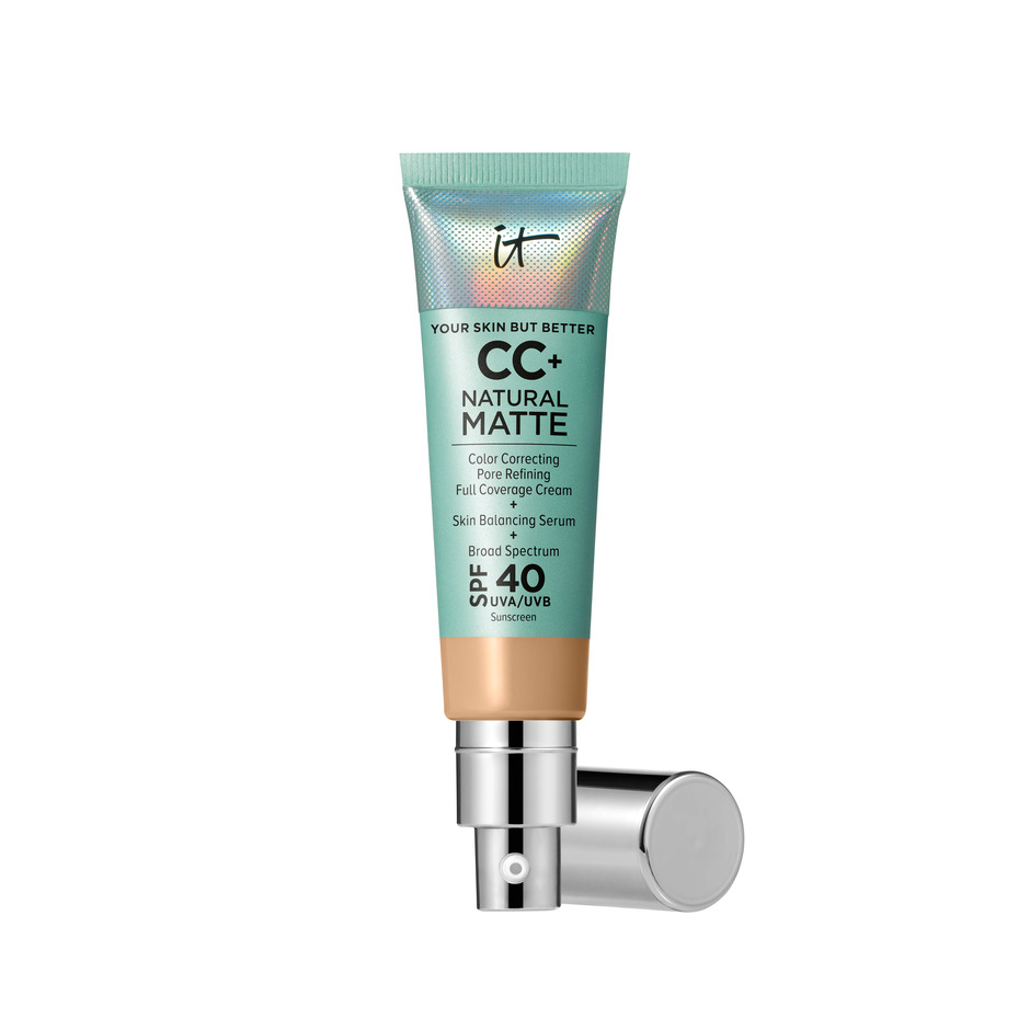 IT Cosmetics CC Cream Natural Matte Foundation With SPF 40 Shade Medium Tan 108 fl oz32 ml $39