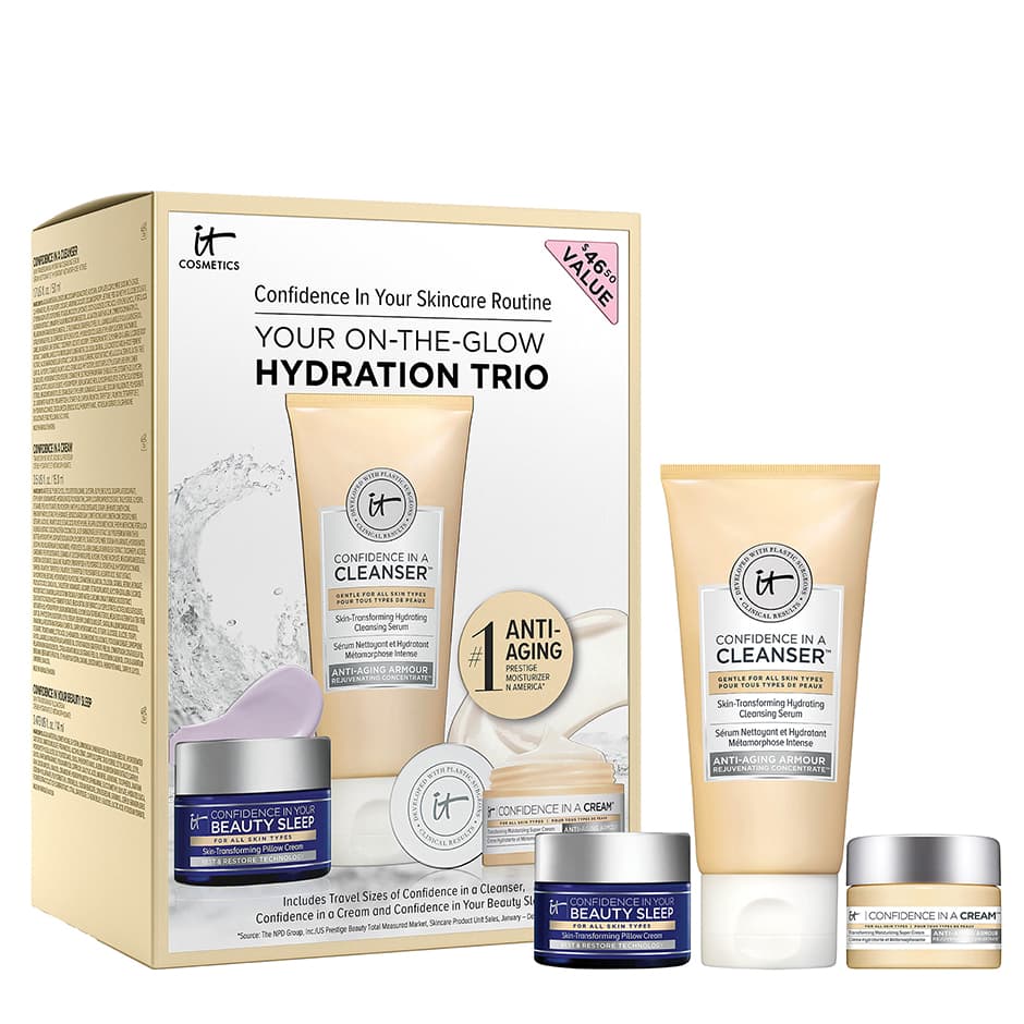 IT Cosmetics Your On-The-Glow Hydration Trio 39$