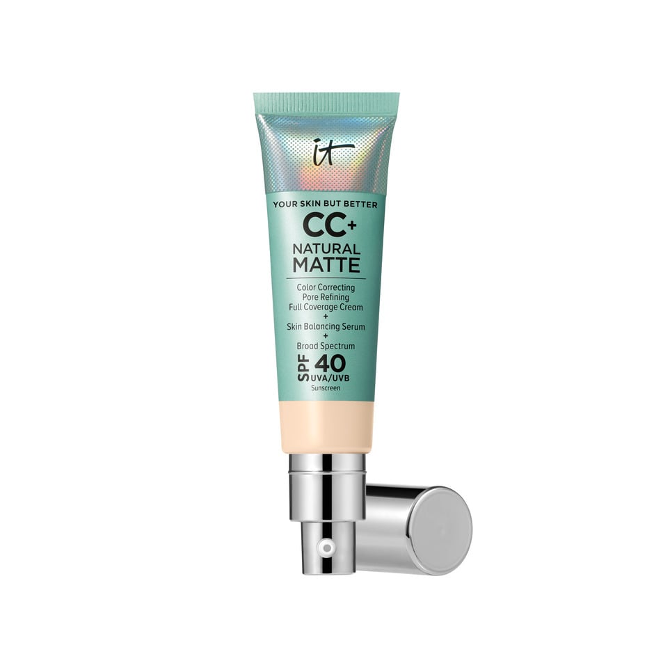 IT Cosmetics CC Cream Natural Matte Foundation With SPF 40 Shade Fair Warm 108 fl oz32 ml $39