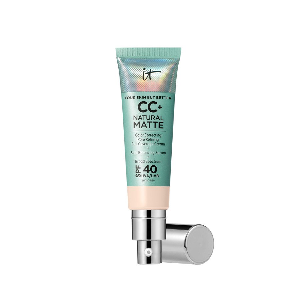 IT Cosmetics CC Cream Natural Matte Foundation With SPF 40 Shade Fair Porcelain 108 fl oz32 ml $39