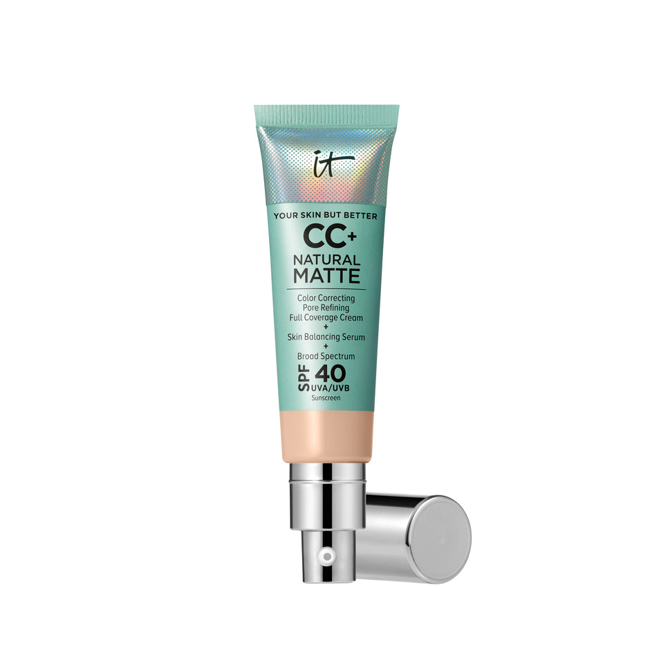 IT Cosmetics CC Cream Natural Matte Foundation With SPF 40 Shade Fair Light 108 fl oz32 ml $39