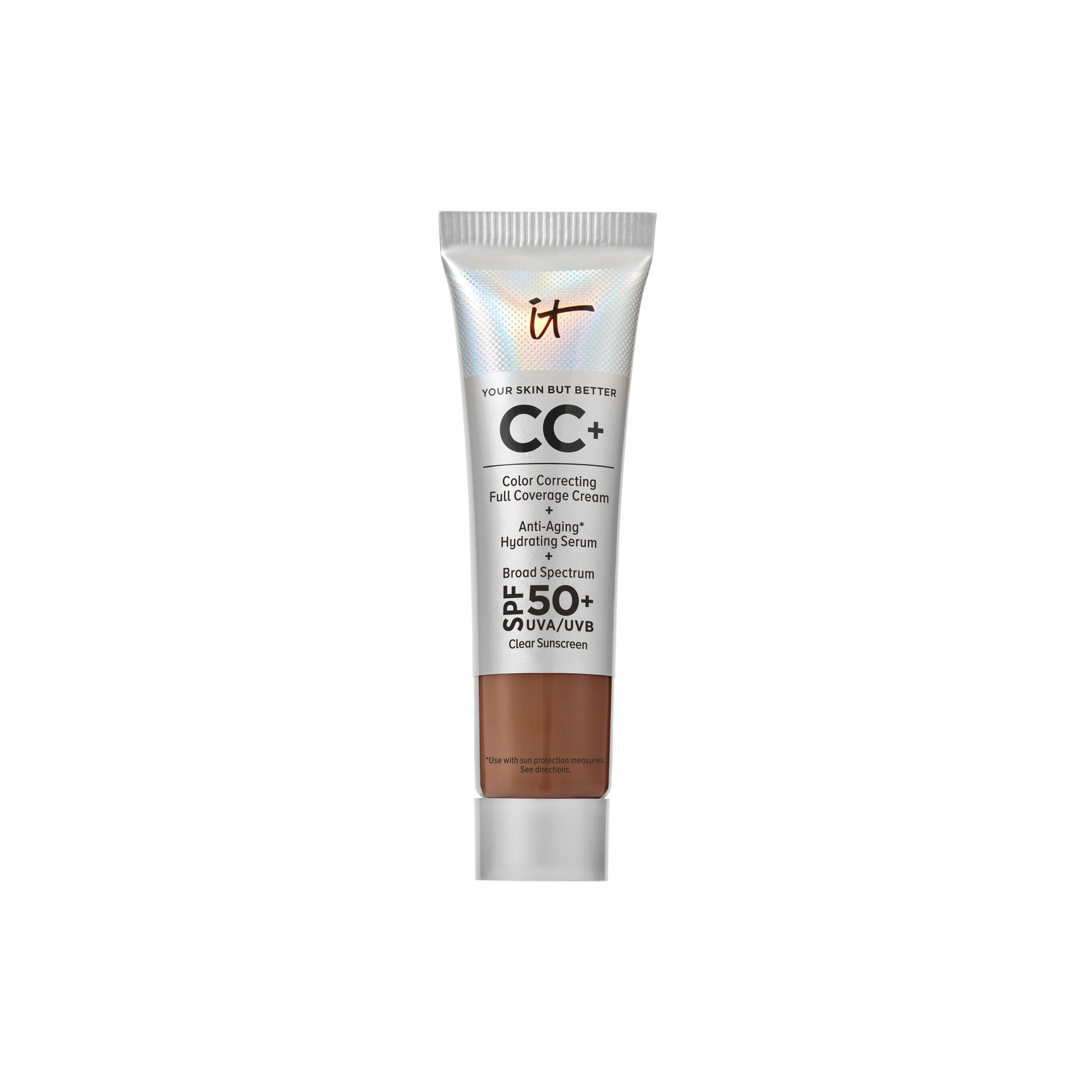 IT Cosmetics Cc Cream Full-Coverage Foundation With SPF 50 Shade Deep Honey Cc Ext 0406 fl oz12 ml 19$
