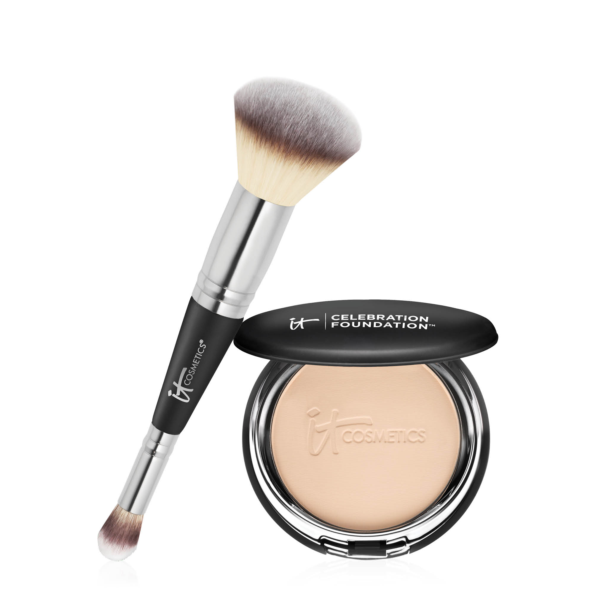 Celebration Foundation™ Duo Powder and Brush IT Cosmetics